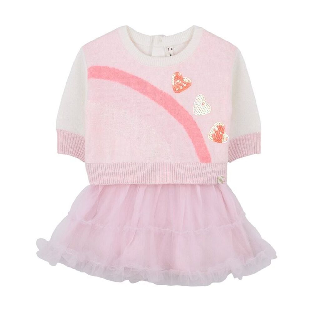 Billieblush Girls  Knit Dress, Pink